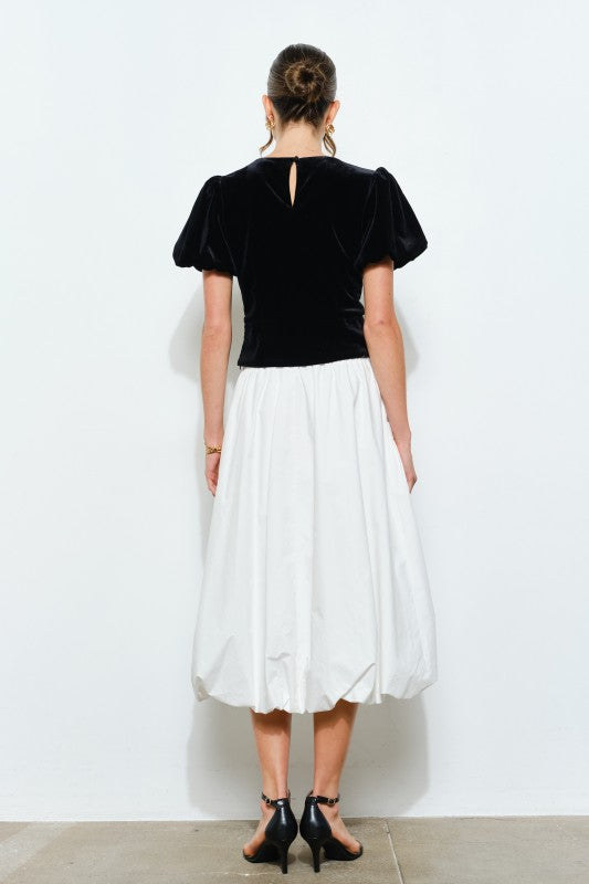 Puff Sleeve Bow Charm Top