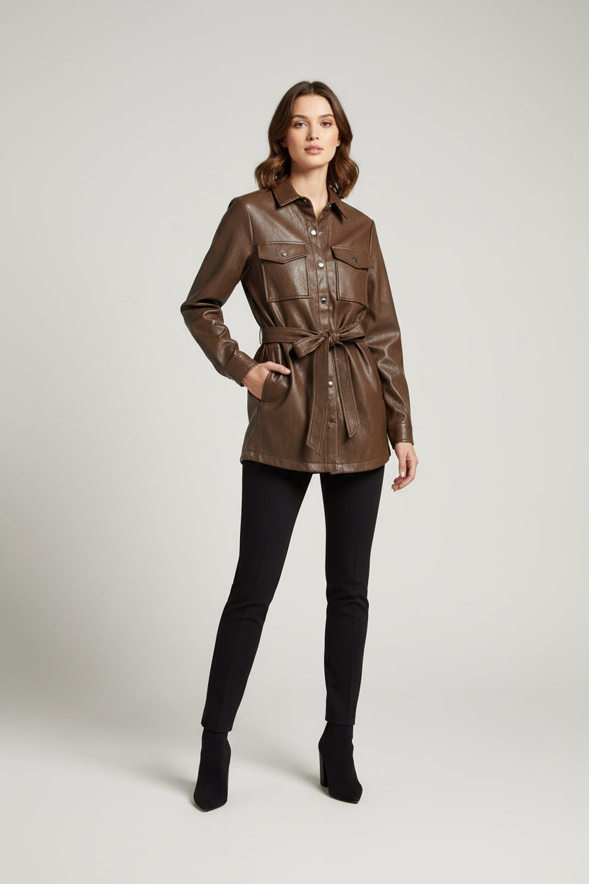 BELTED UTILITY JACKET