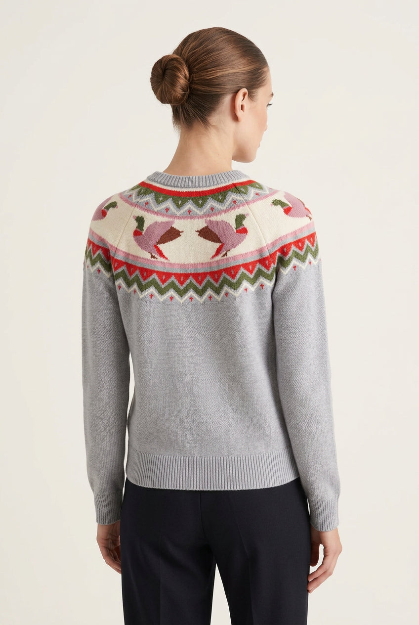 LONG SLEEVE DUCK SWEATER