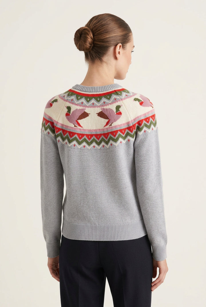LONG SLEEVE DUCK SWEATER