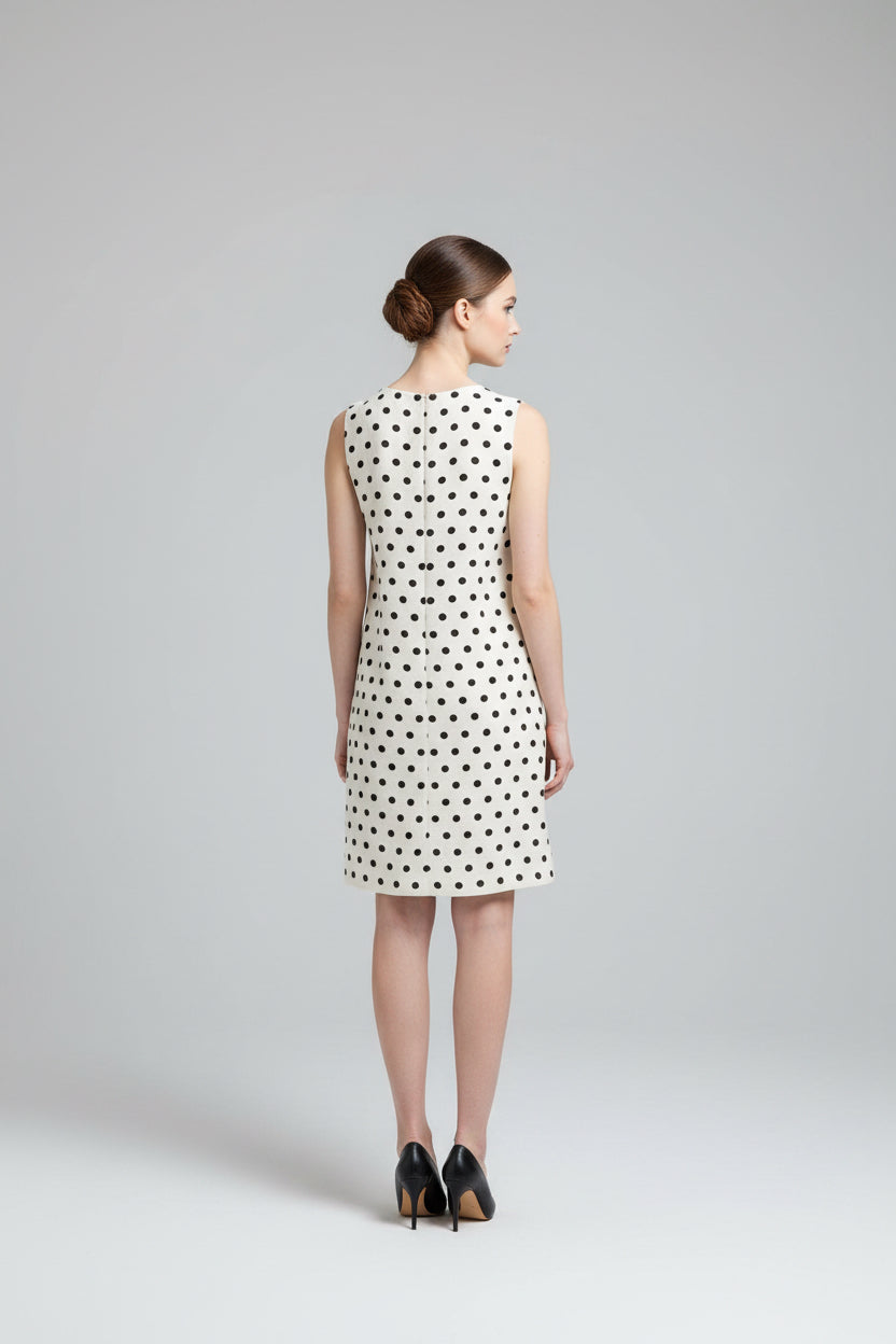 SLEEVELESS WOVEN MINI DRESS WITH POCKETS