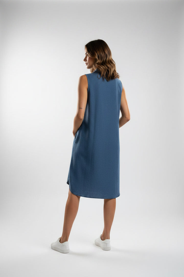 Sleeveless A-Line Dress