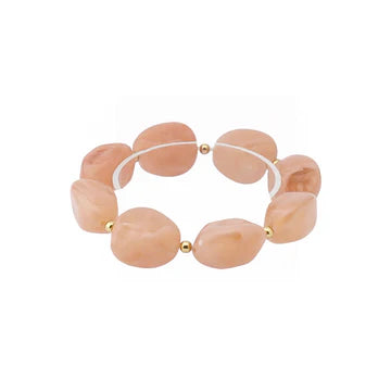 Natural Oval Stretch Bracelet