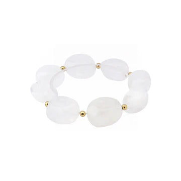 Natural Oval Stretch Bracelet