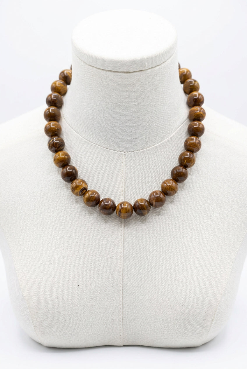 18" 18MM ACRYLIC BALL NECKLACE