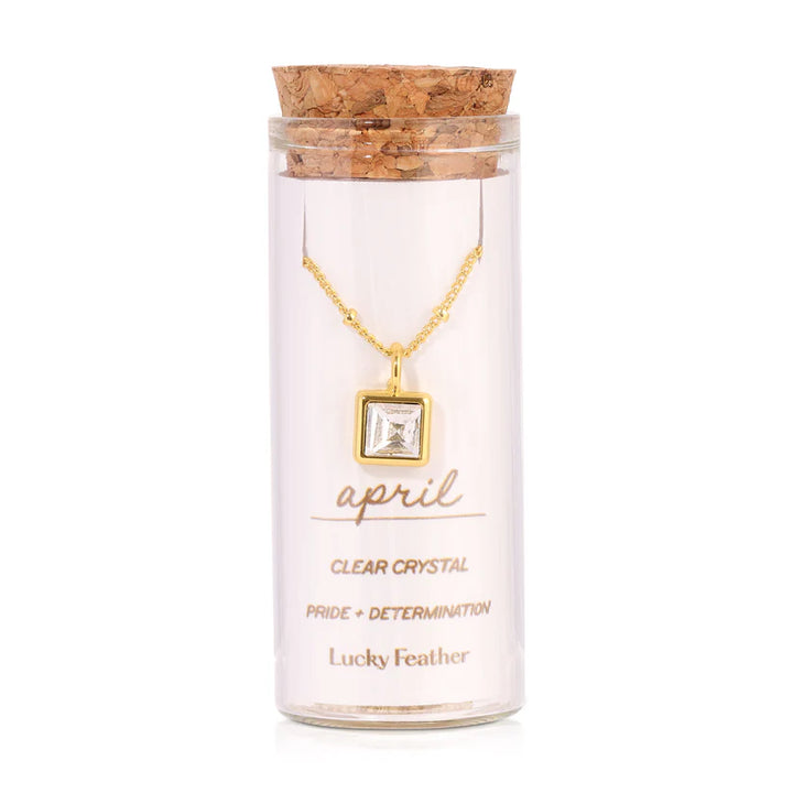 Birthstone Bottle Necklace