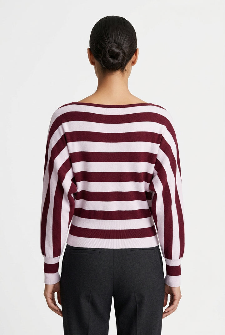 LONG SLEEVE CINCHED WAIST SWEATER