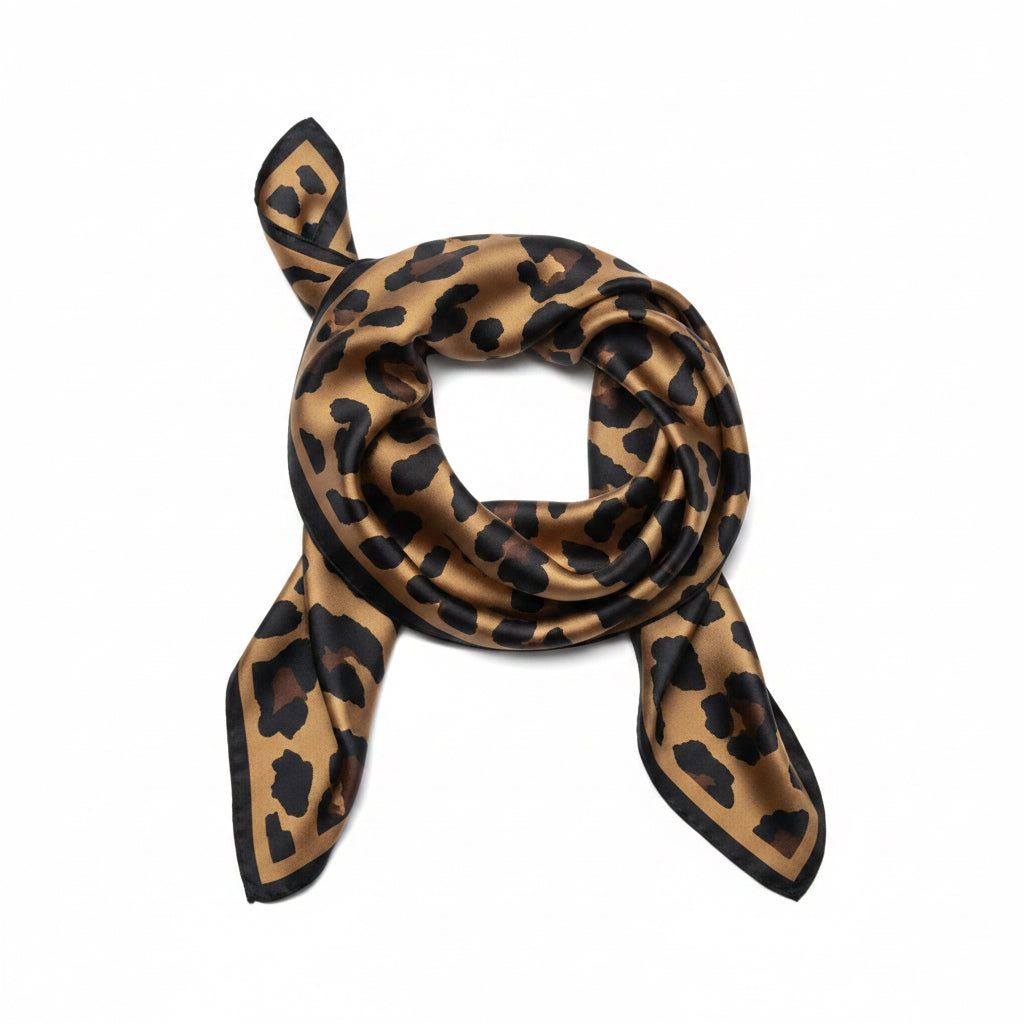 LEOPARD PRINT SCARF