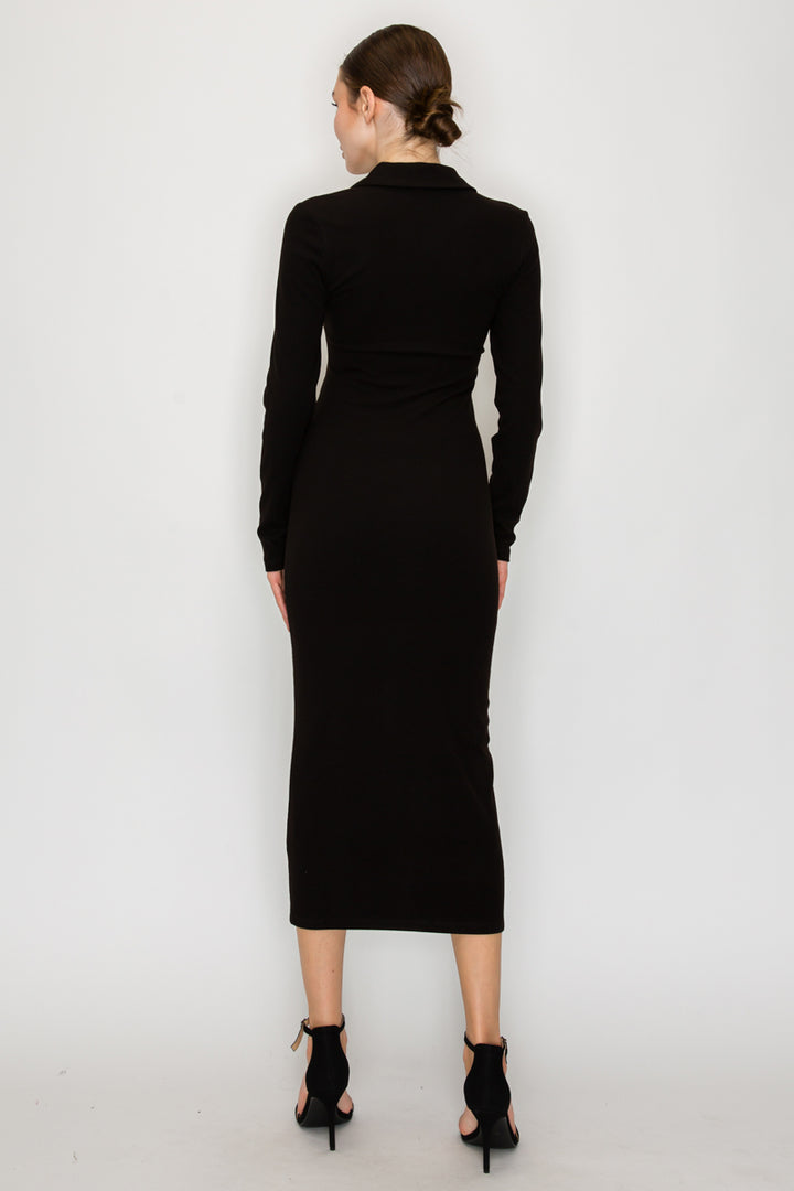 Collared Midi Dress