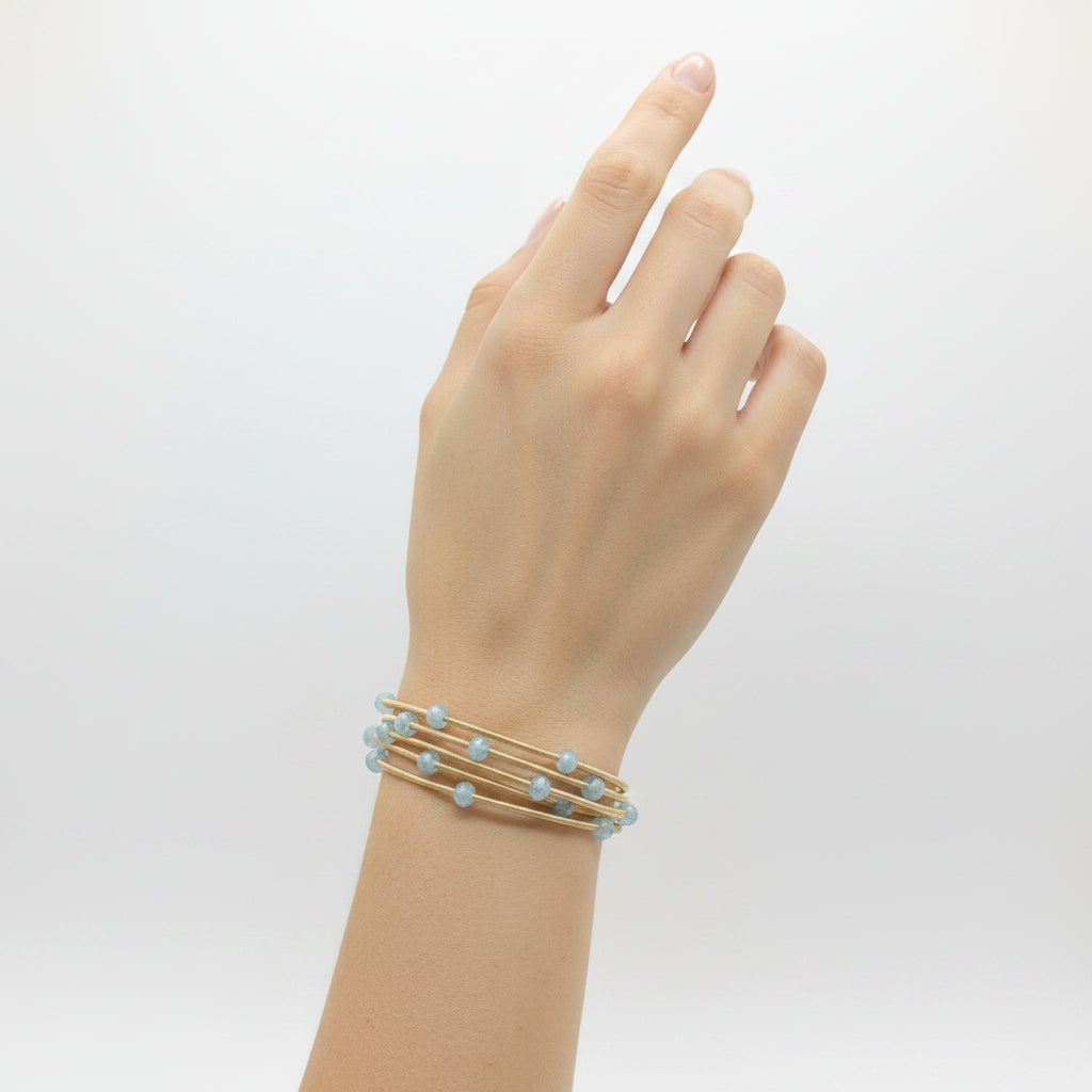 MULTI STRAND STRETCH BRACELETS (SET OF 6)