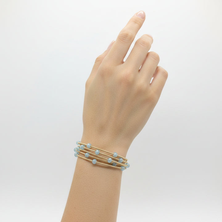 MULTI STRAND STRETCH BRACELETS (SET OF 6)