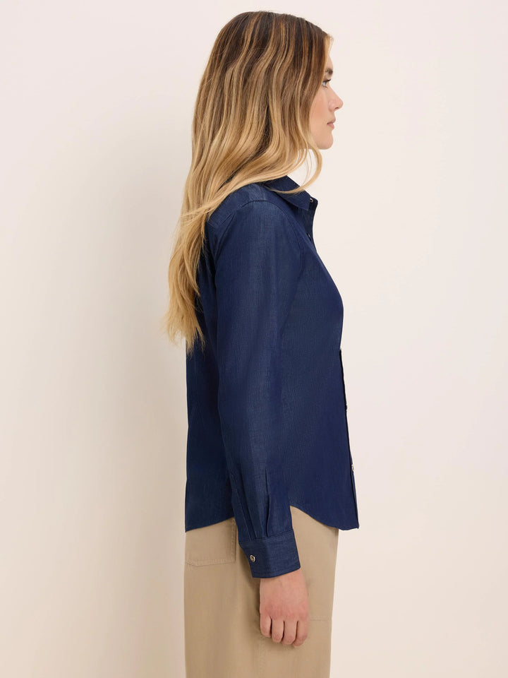 DRAPEY DENIM SHIRT