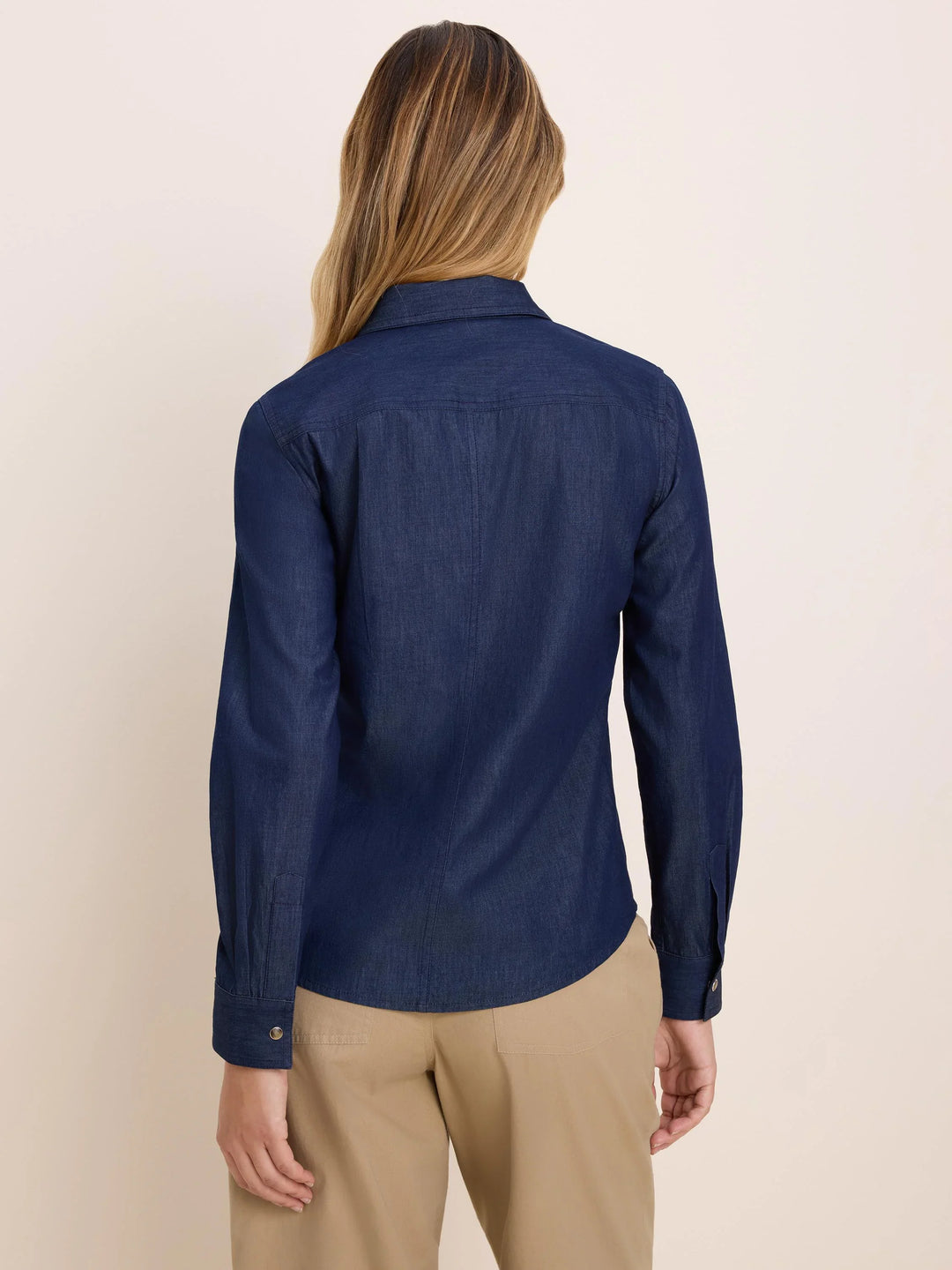 DRAPEY DENIM SHIRT