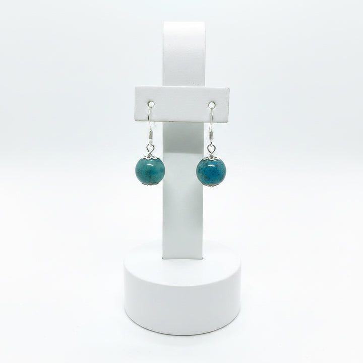 BOHO CERAMIC BALL EARRINGS