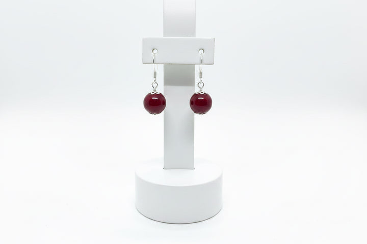 BOHO CERAMIC BALL EARRINGS