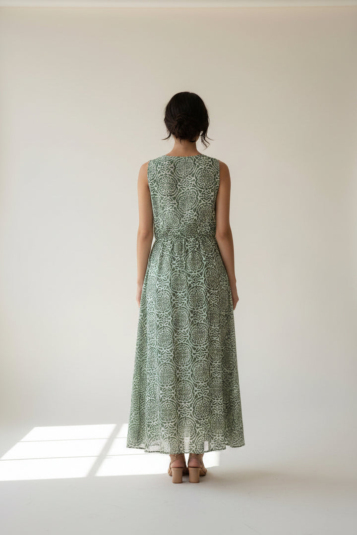 MAXI DRAWSTRING DRESS
