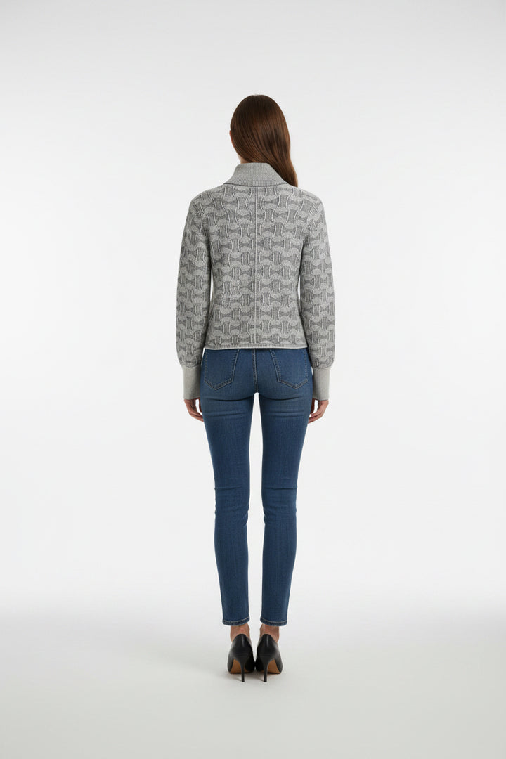DAPPER SWIRL KNIT JACKET