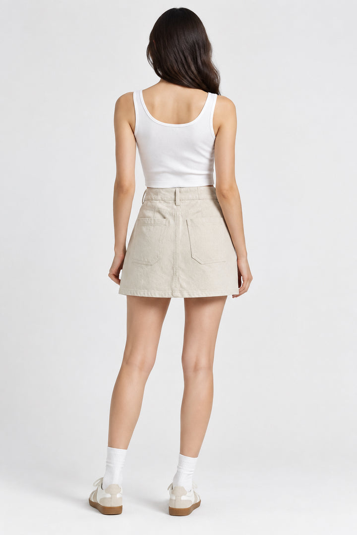SOFT BRUSH STRETCHY SKORT