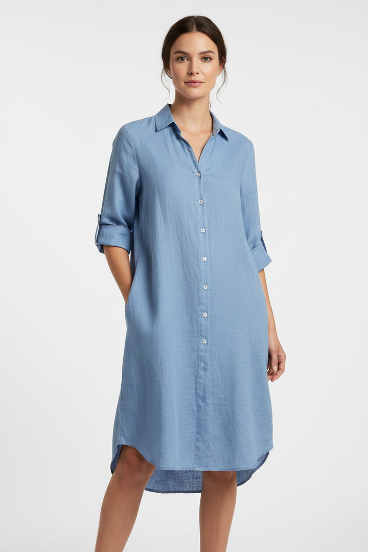 BUTTON FRONT DRESS