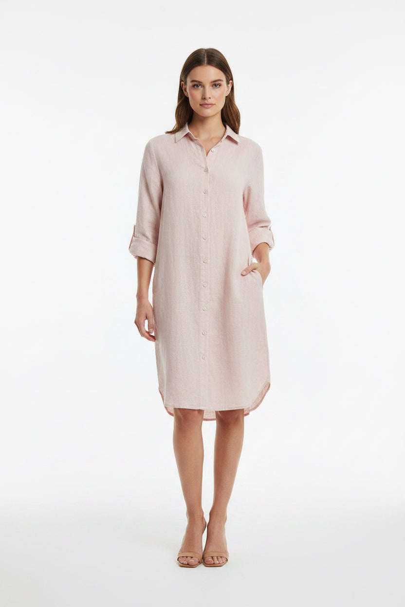 BUTTON FRONT DRESS