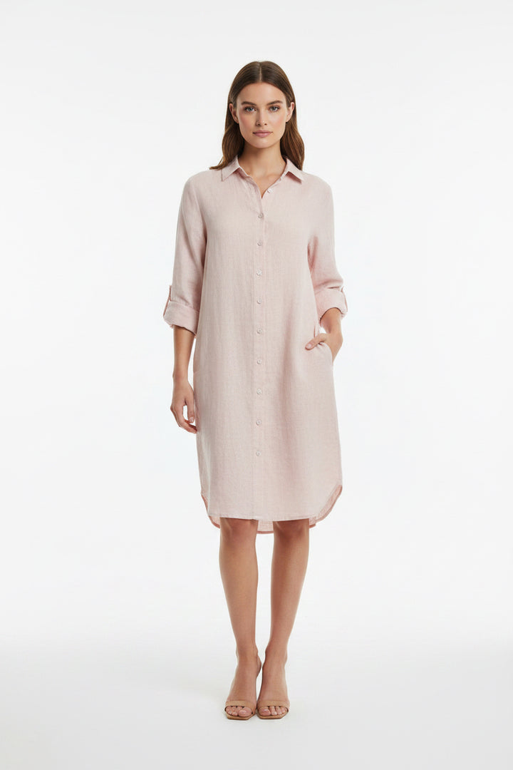 BUTTON FRONT DRESS