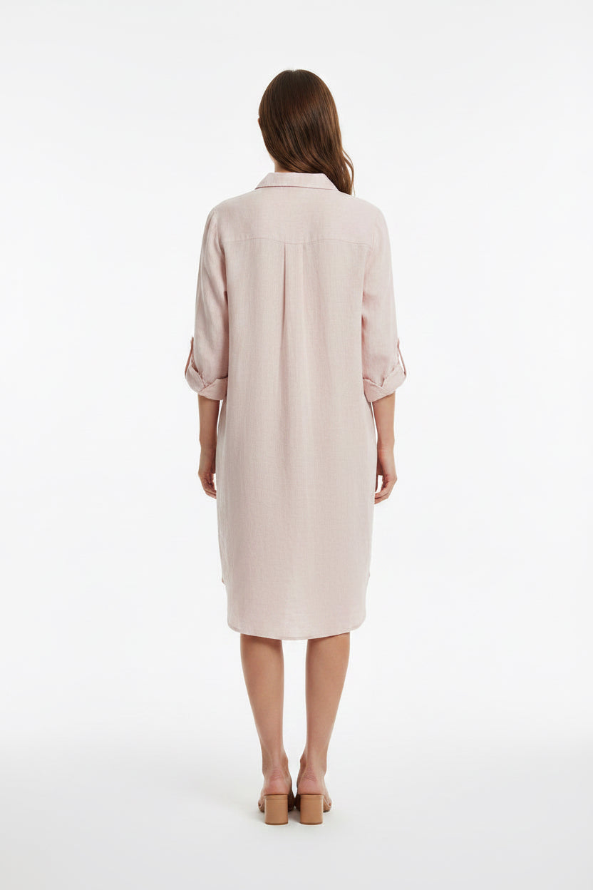 BUTTON FRONT DRESS