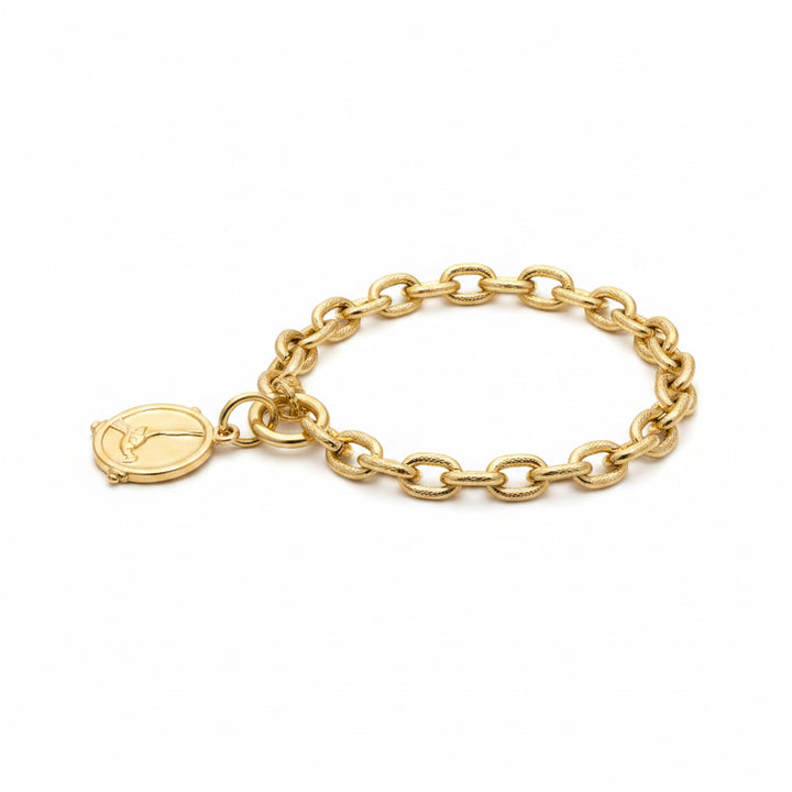 GOLD PHEASANT TOGGLE BRACELET