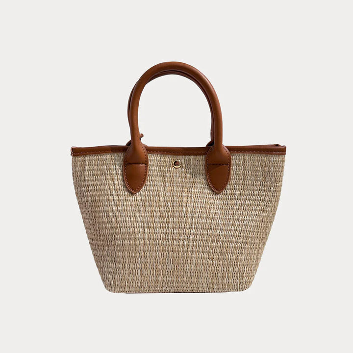 CAREY RAFFIA TOTE