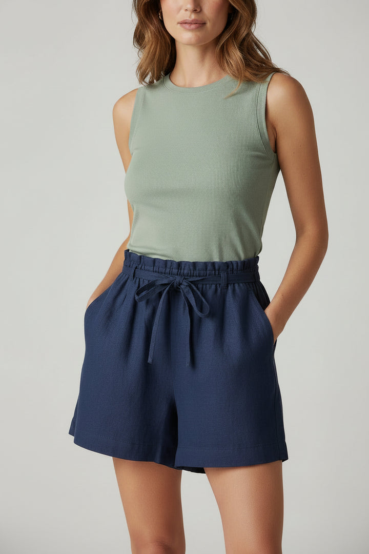 DOUBLE PLEAT TIE SHORT