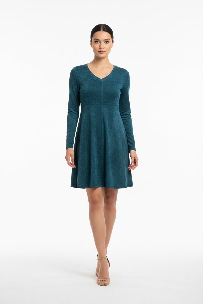 AURORA VNECK DRESS WITH NO POCKETS