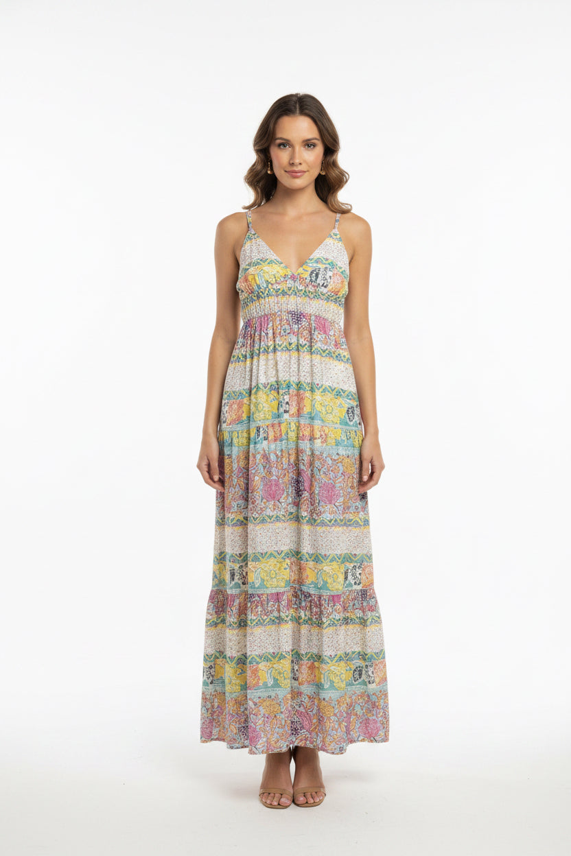 Aegean Fern Maxi  Dress