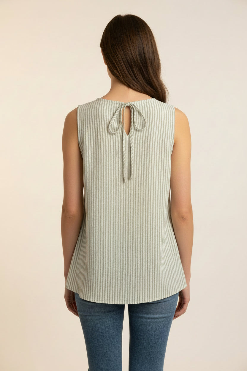 SLEEVELESS A-LINE TOP