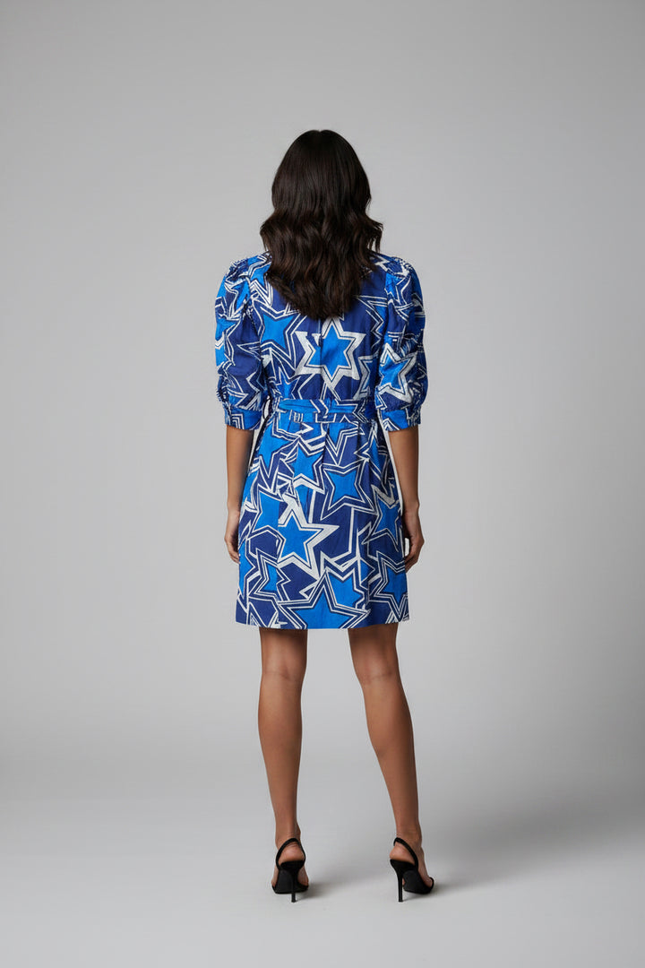 PRINTED MINI SHIRTDRESS