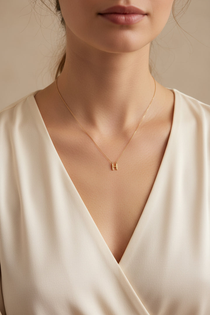 Dainty Initial Necklace