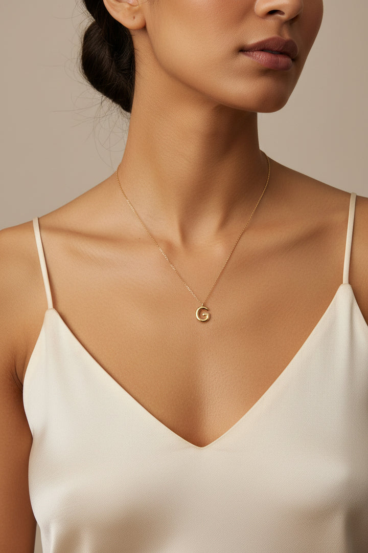 Dainty Initial Necklace