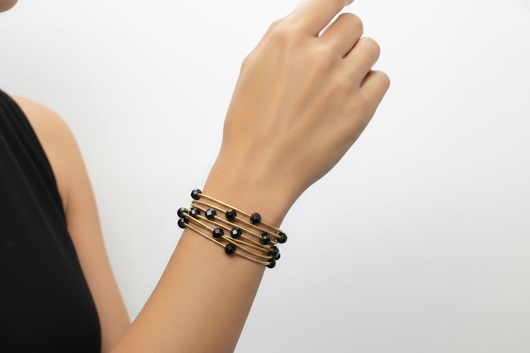 MULTI STRAND STRETCH BRACELETS (SET OF 6)