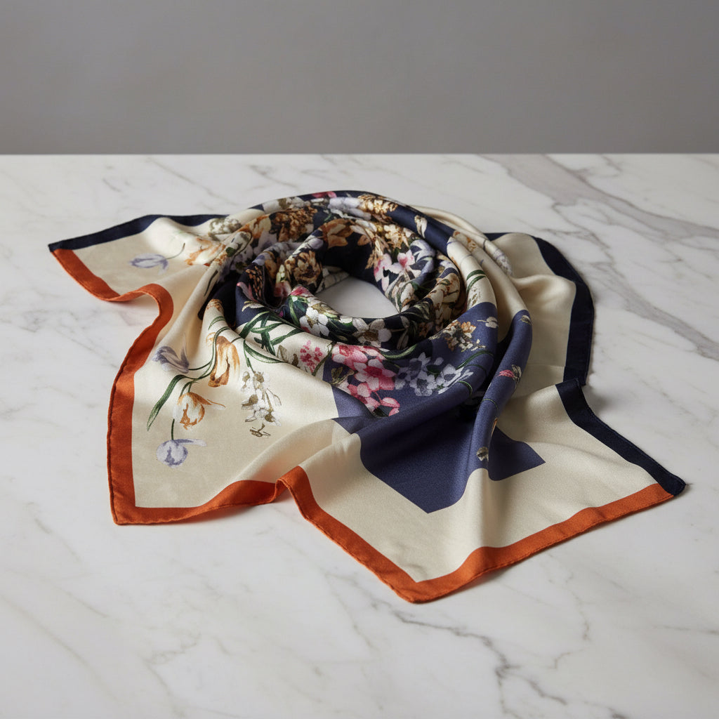 FLORAL PATTERN SCARF