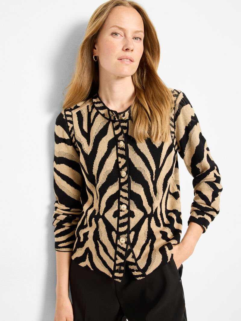 Animal Jacquard Cardy