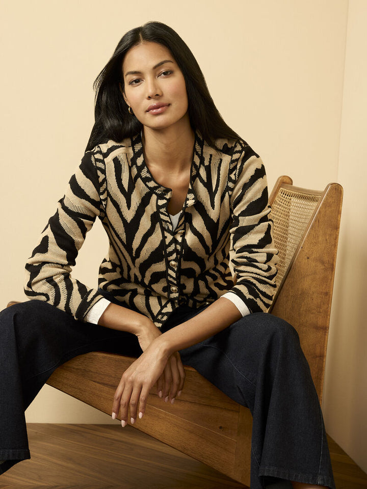 Animal Jacquard Cardy