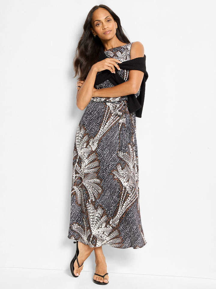 Dolly Palms Boat Neck Bianca Dress