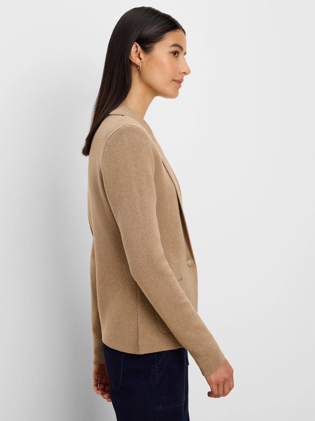 ELEGANT KNIT TAILORED BLAZER