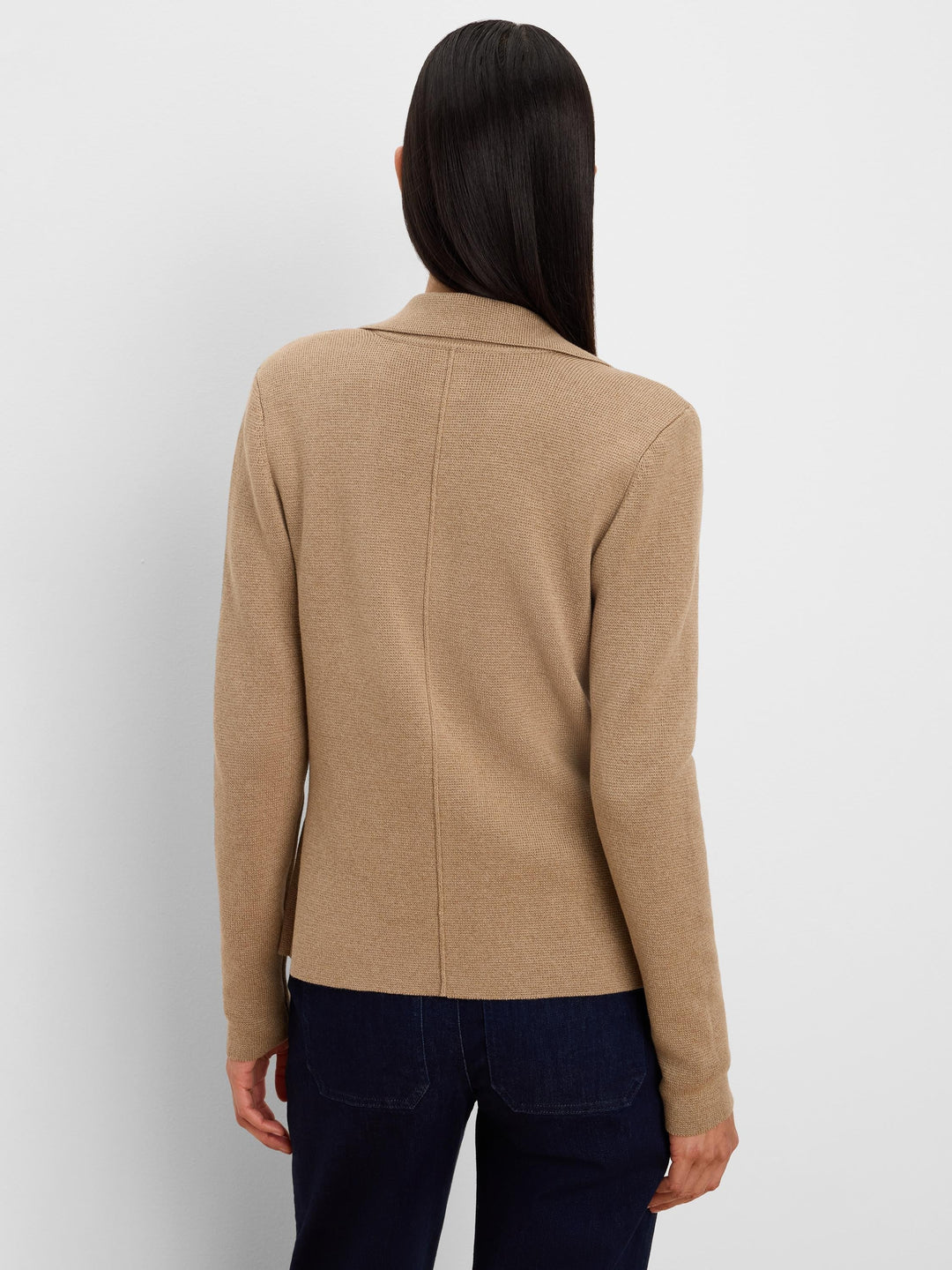 ELEGANT KNIT TAILORED BLAZER