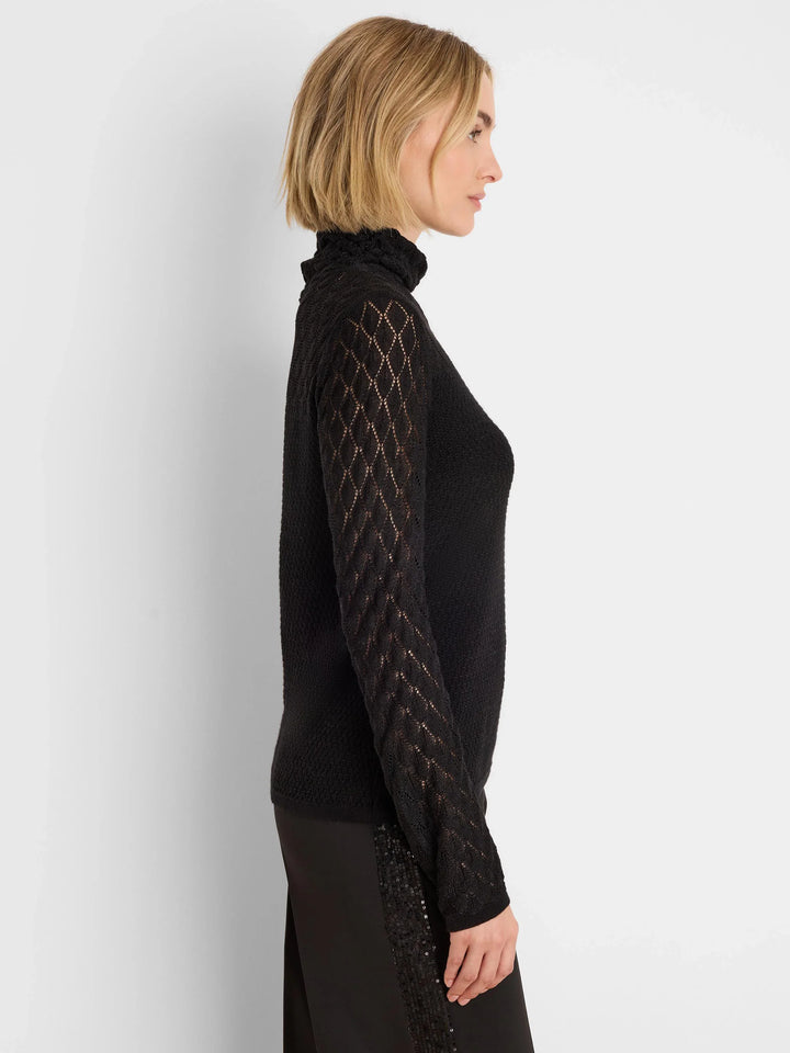 KNIT LACE SWEATER
