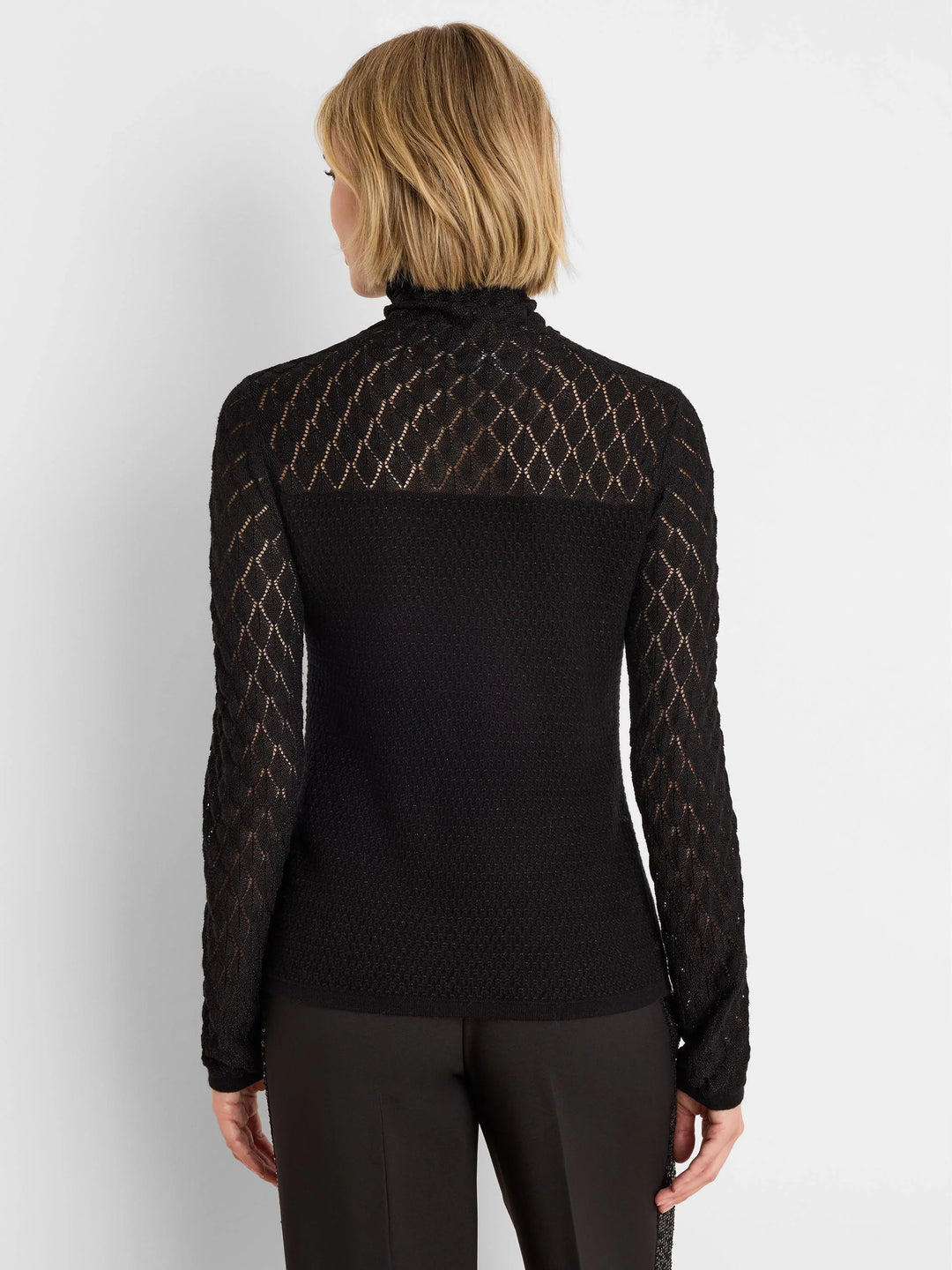 KNIT LACE SWEATER