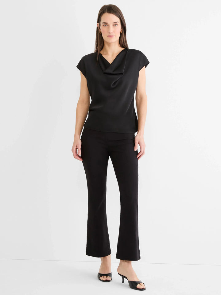 DRAPE NECK DAY GLOSS TEE