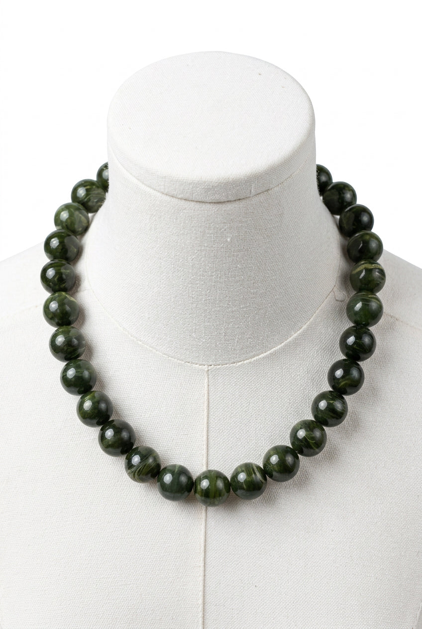 18" 18MM ACRYLIC BALL NECKLACE