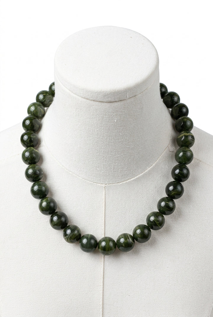 18" 18MM ACRYLIC BALL NECKLACE