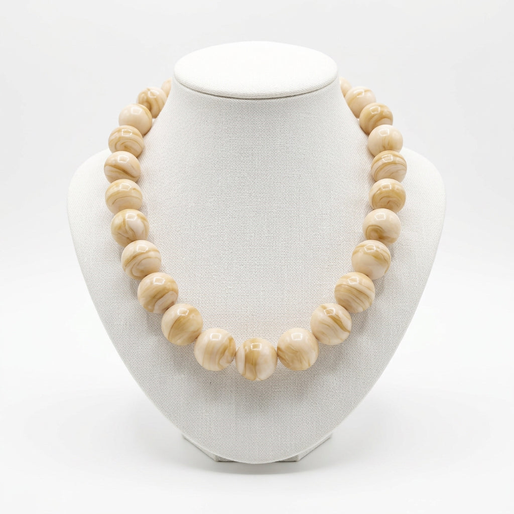 18" 18MM ACRYLIC BALL NECKLACE