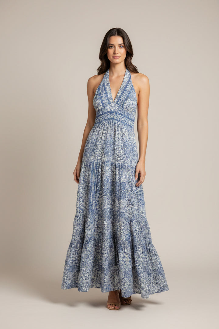 HALTER MAXI DRESS
