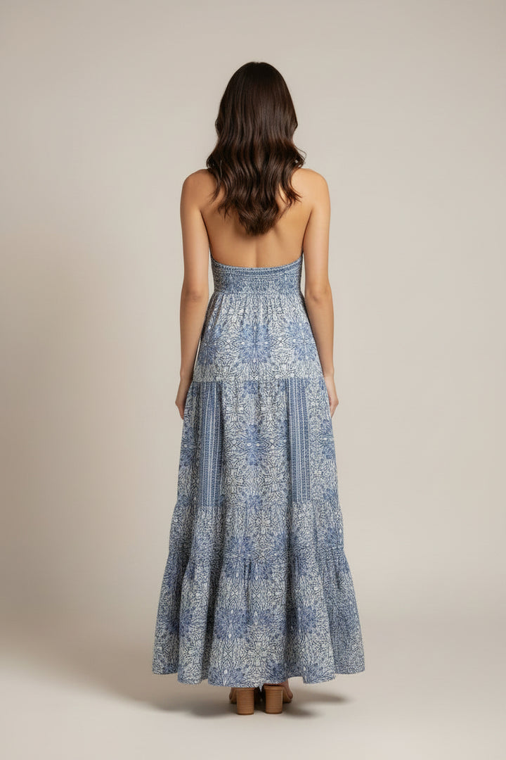HALTER MAXI DRESS